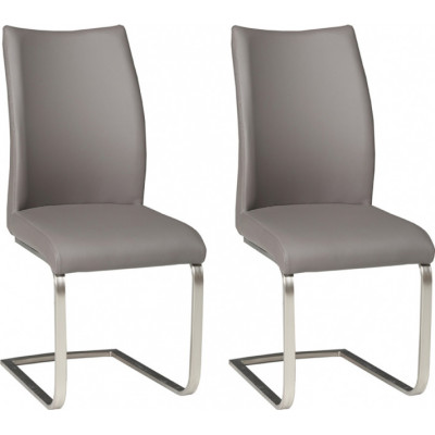 Krzesła LIGURIA komplet 2 szt. KR0080-MET-U02GR Meble Forte